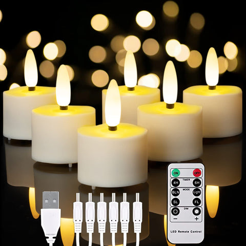 Homemory flameless tea light with remote flicker for safe ambiance