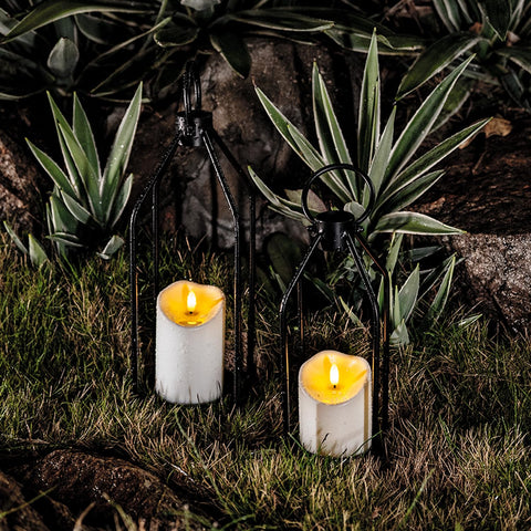 Homemory ivory plastic shell glows cleanly, elevating any table or patio scene.