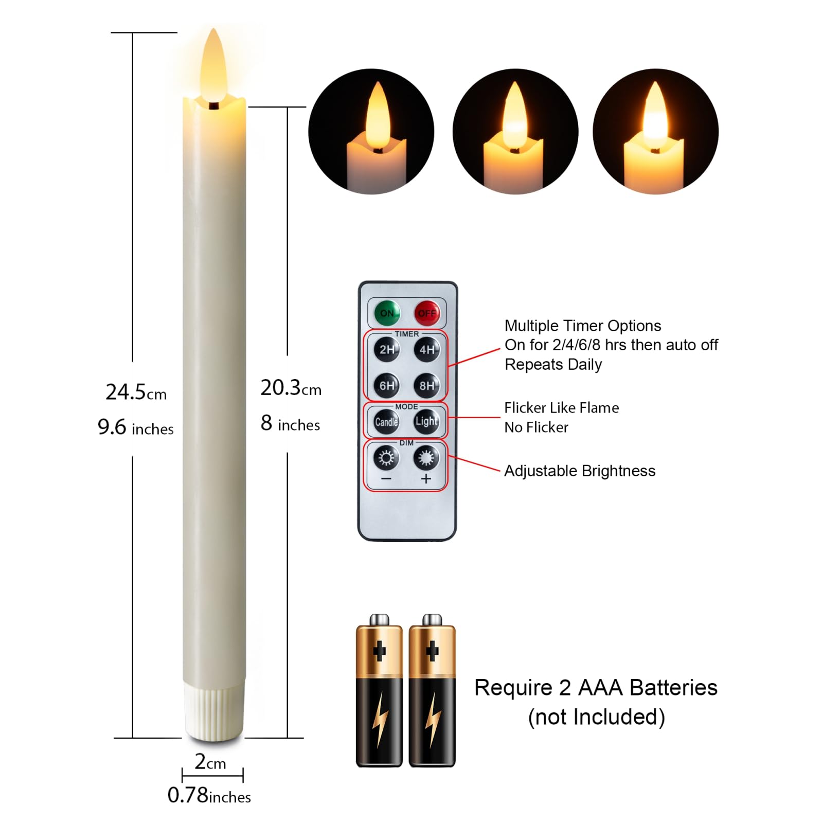 Homemory LED candles provide safe, smoke-free ambience for gatherings.