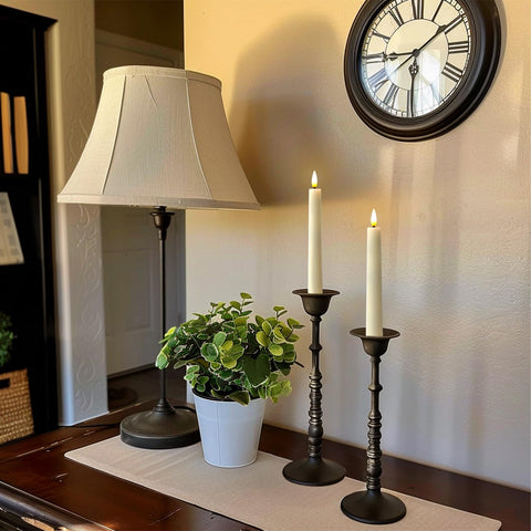 Homemory flickering LED flame detail enhances candle realism