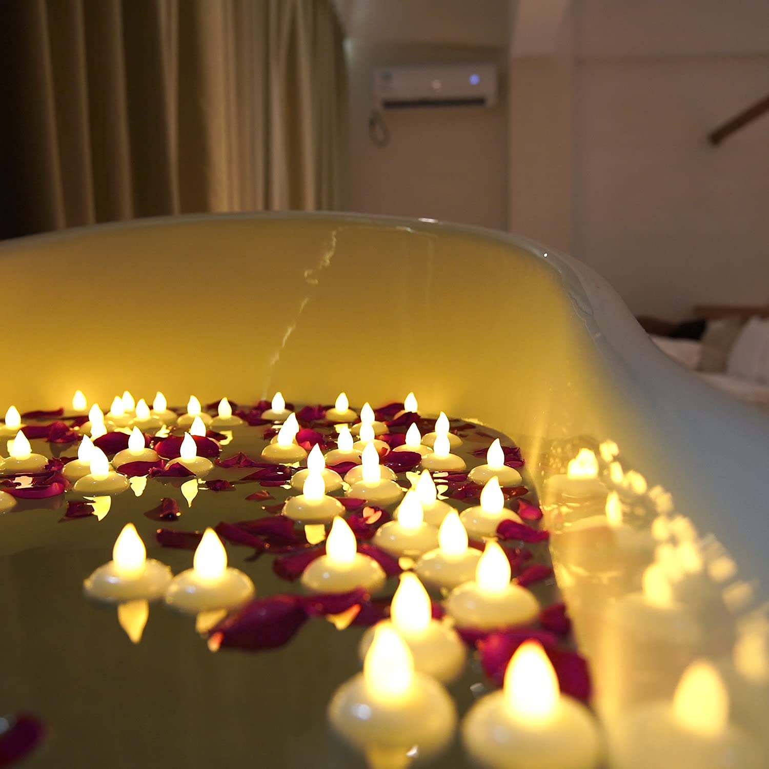 Homemory rose-petal tealight creates elegant centerpieces for events.