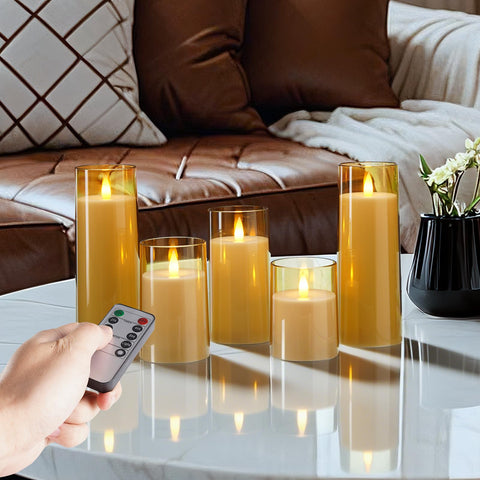 Homemory five-candle set packaging ready for gifting decor.