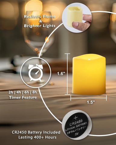 Homemory holiday decor candles enhance Halloween and Christmas tables.