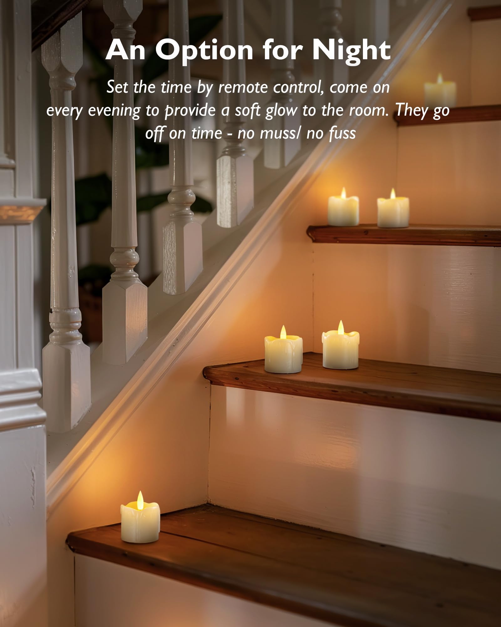 Homemory flameless candles suitable for indoor or outdoor use