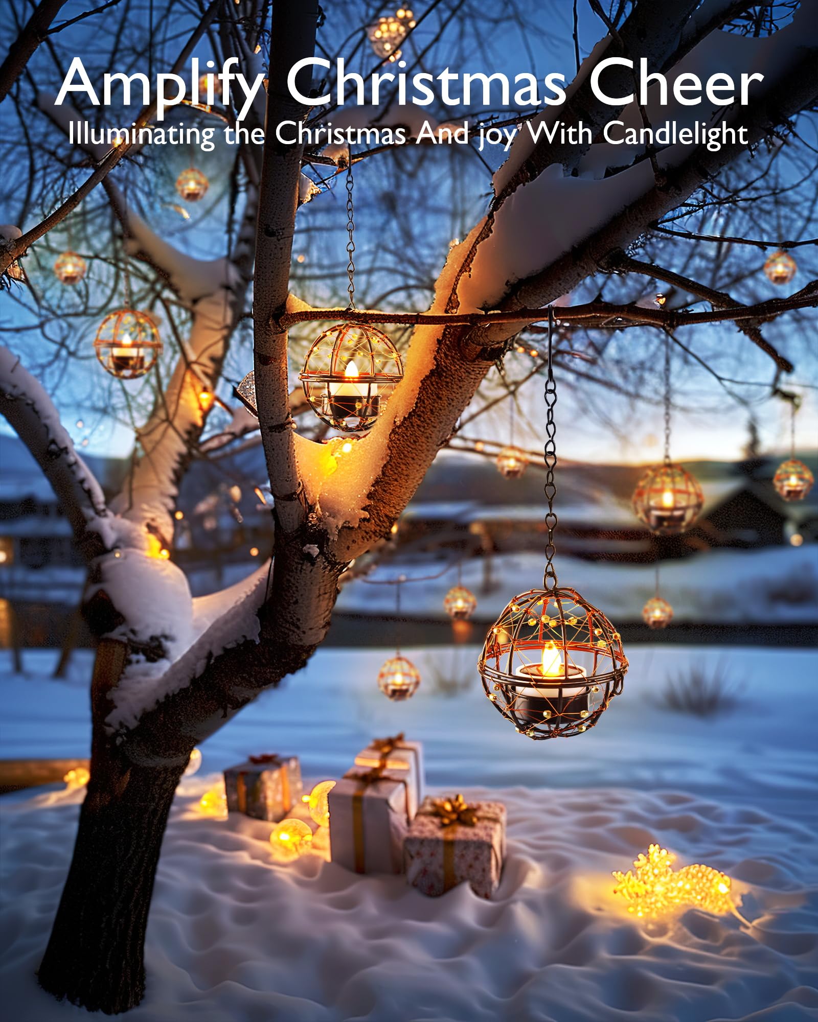 Homemory lanterns with IP44 waterproofing resist rain and splashes.
