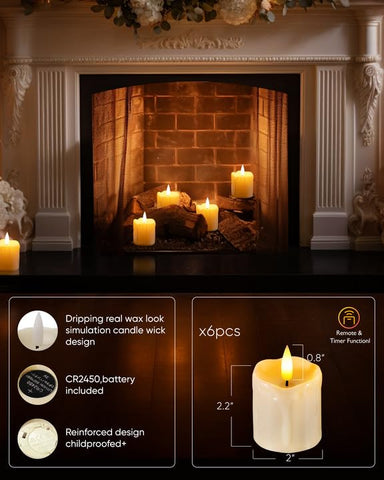 Homemory ivory-base votive display showing elegant indoor décor lighting.