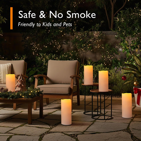 Homemory lantern-friendly candles fit most lanterns securely