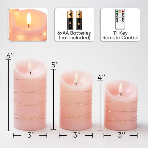 Homemory LED candles emit a soft warm glow for cozy evenings.