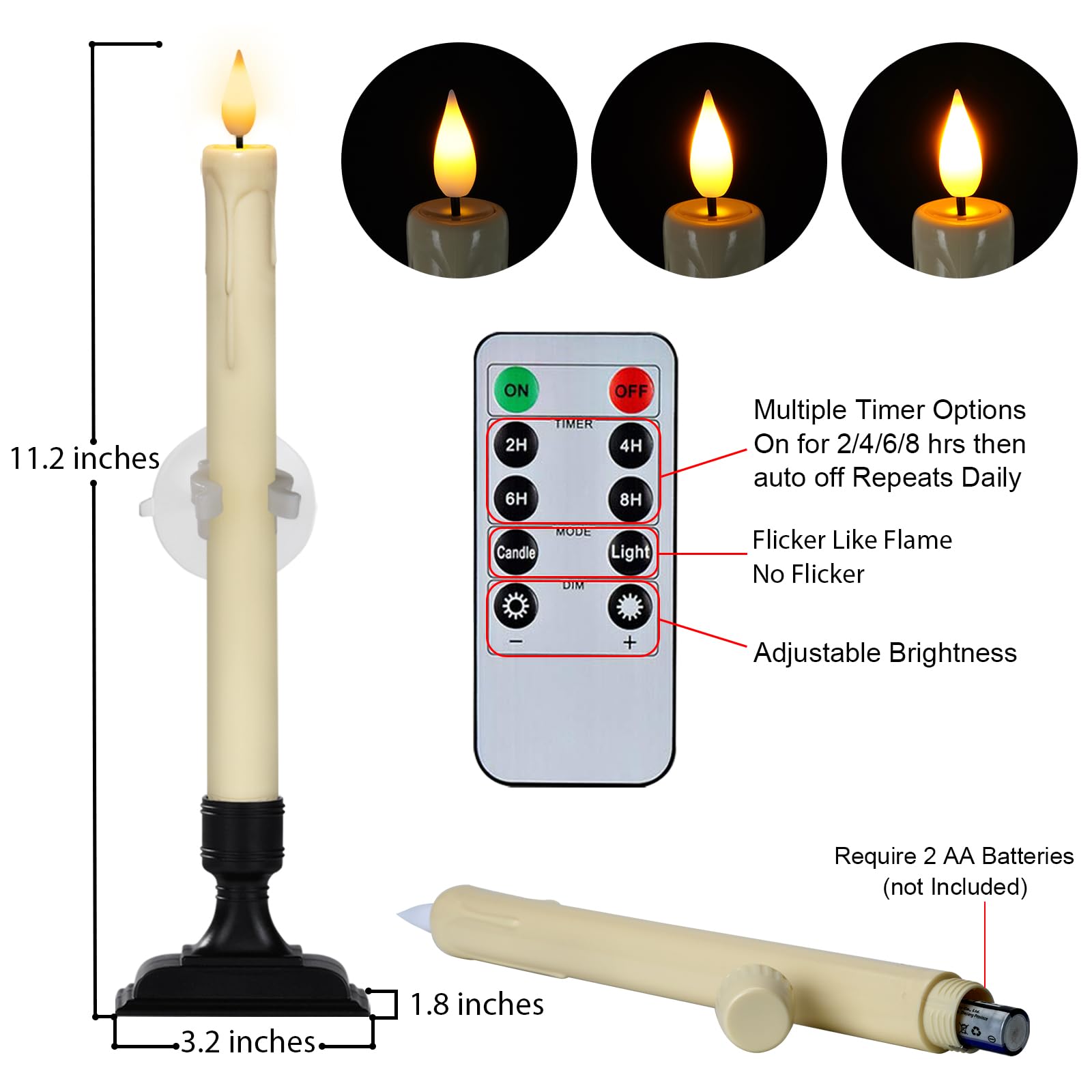 Homemory LED flame detail highlights realistic flicker effect