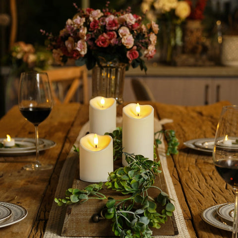 Homemory outdoor waterproof candles endure rain for year-round ambiance