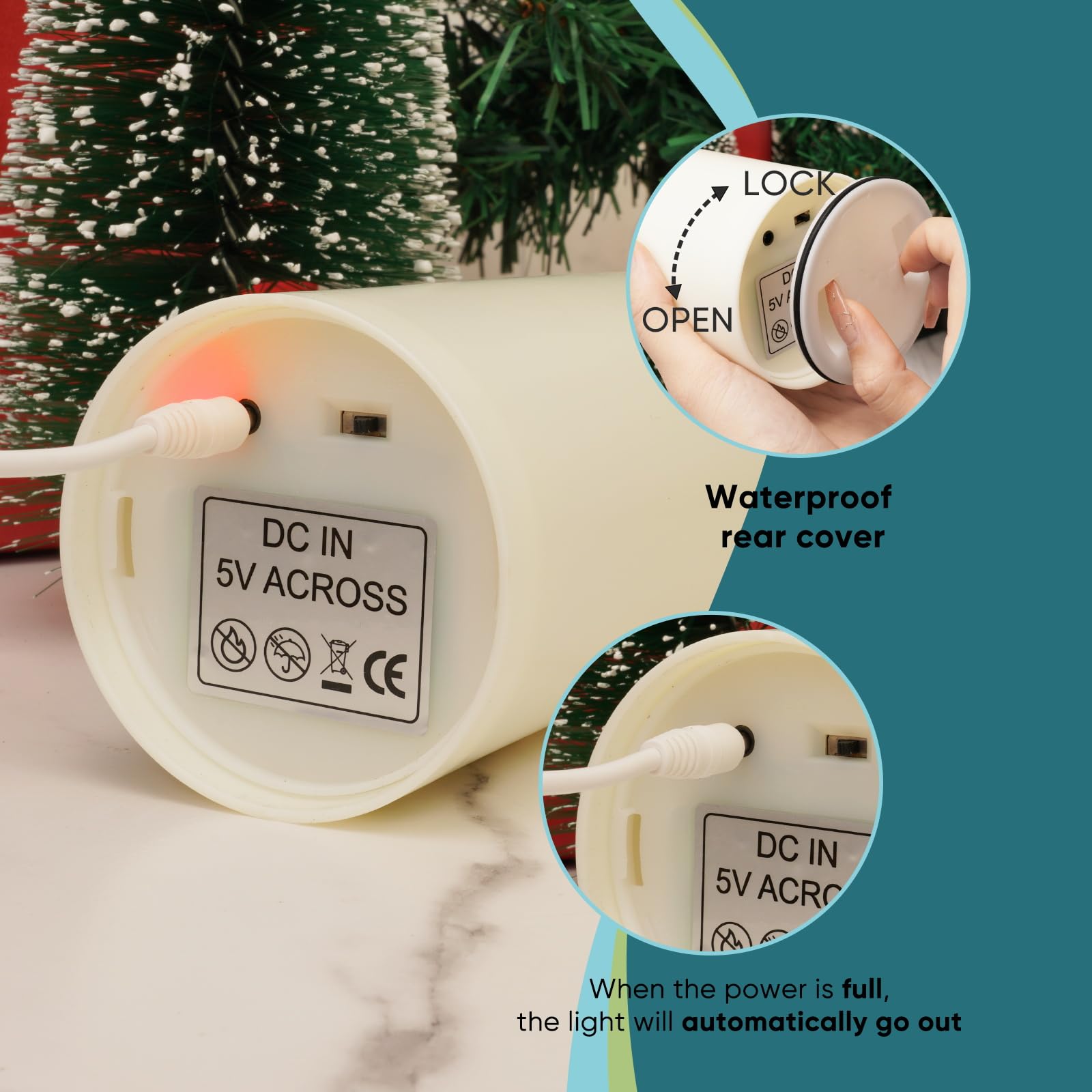Homemory set includes remote for hassle-free gatherings
