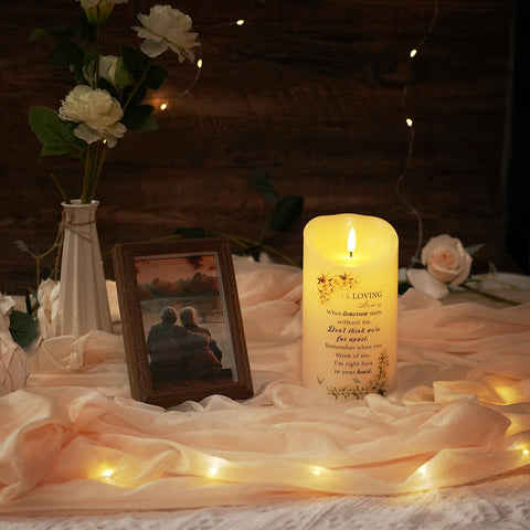 Homemory real wax LED candle offers safe flame-free bedside ambiance
