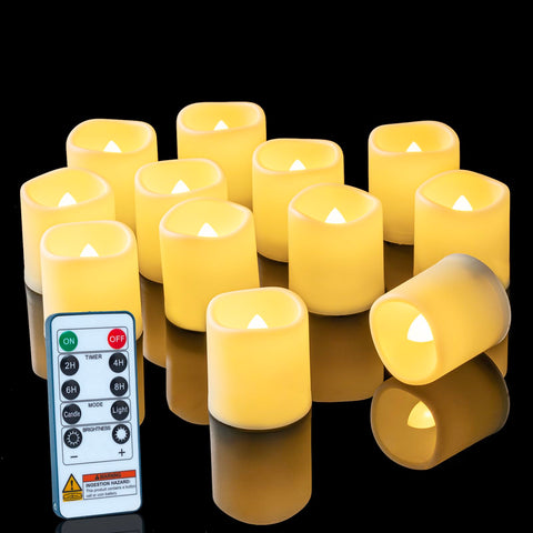 Homemory remote control candles glow warmly for table centerpieces