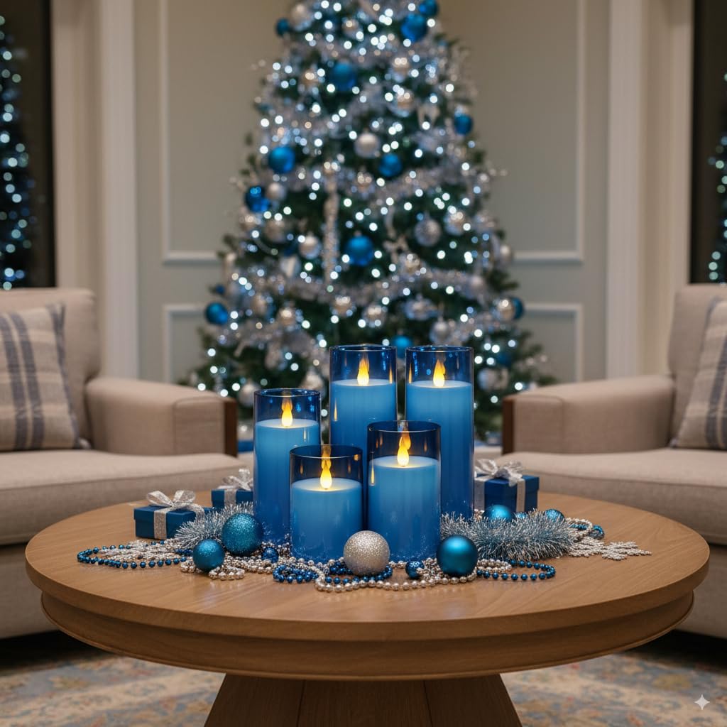Homemory remote-control candles allow easy on/off and mode selection.