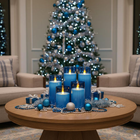 Homemory remote-control candles allow easy on/off and mode selection.
