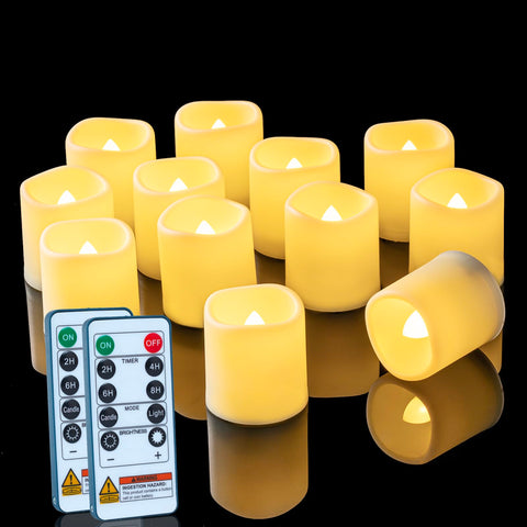 Homemory remote-control candles for easy operation in hard-to-reach places.
