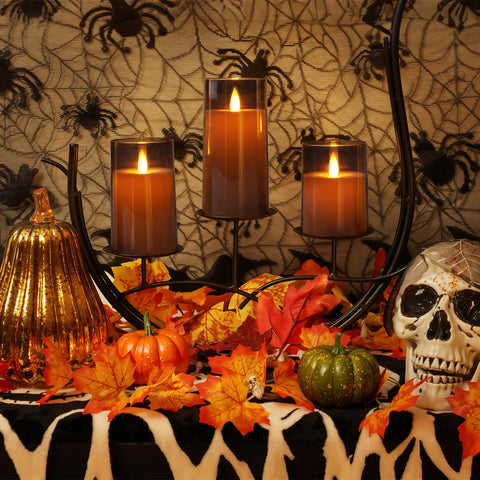 Homemory remote-control candles with timer offer easy, hands-free operation