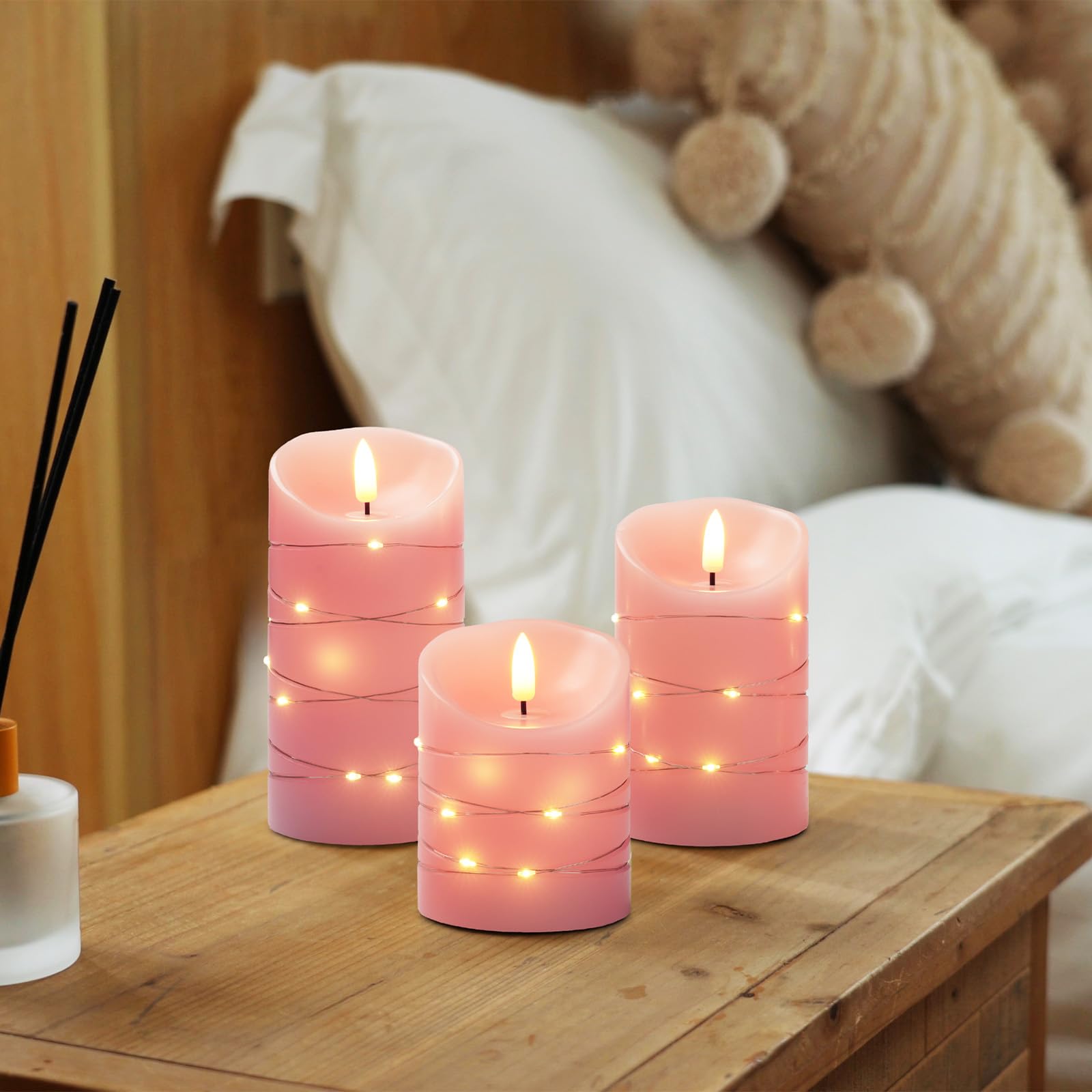 Homemory remote control and timer simplify daily ambient lighting setup.