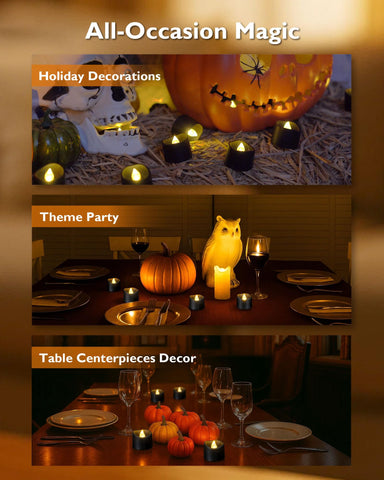 Homemory safe LED candle reduces wax mess and fire risk.