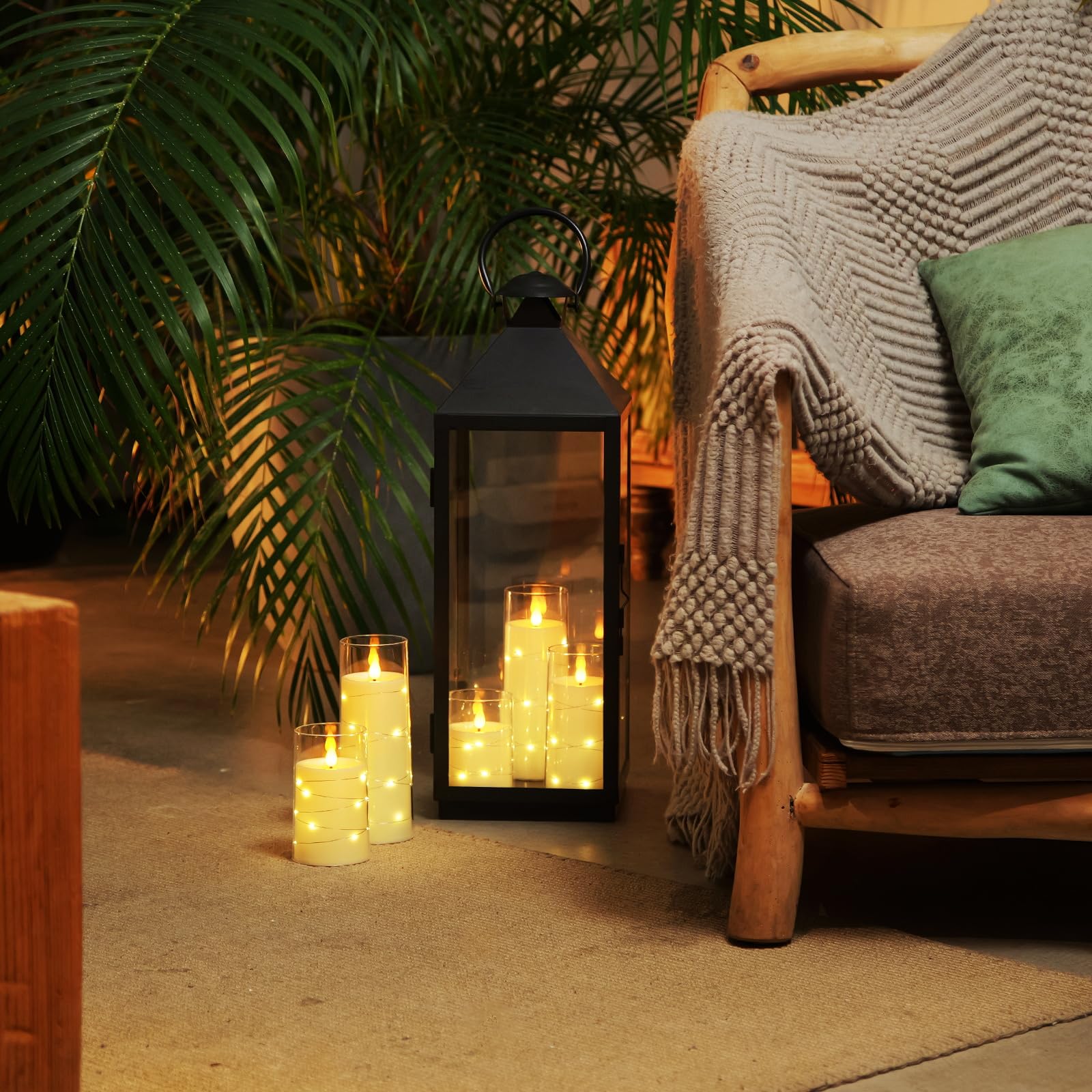 Homemory safe acrylic-shell candles are kid- and pet-friendly.