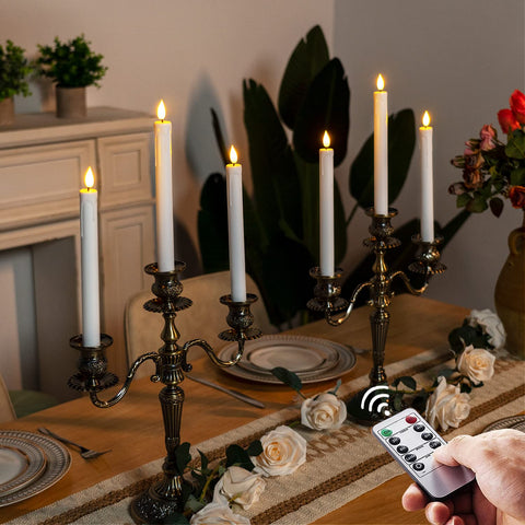 Homemory safe plastic candles deliver flame-free ambiance without dripping wax.