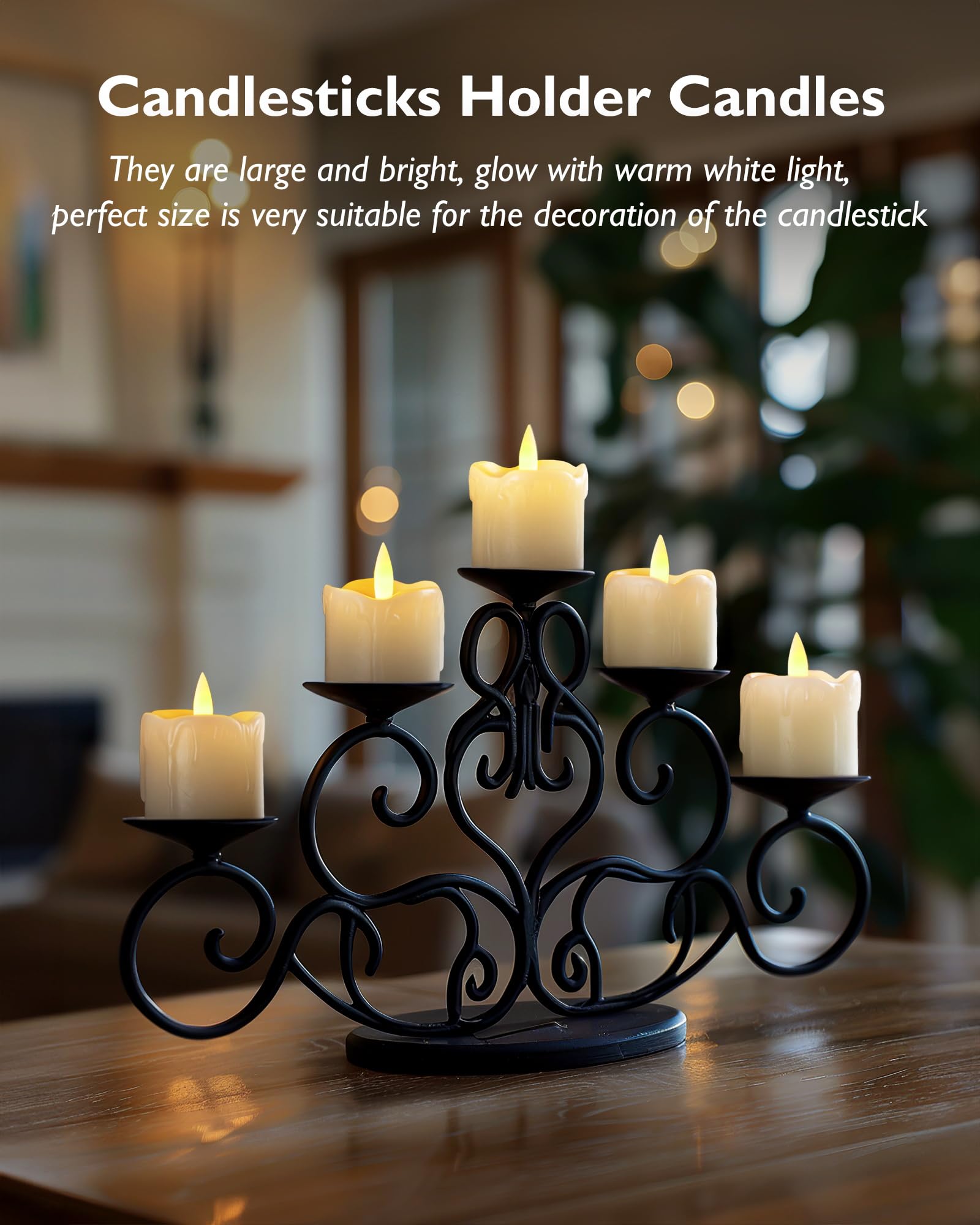 Homemory six-pack with batteries included for ready-to-use decor