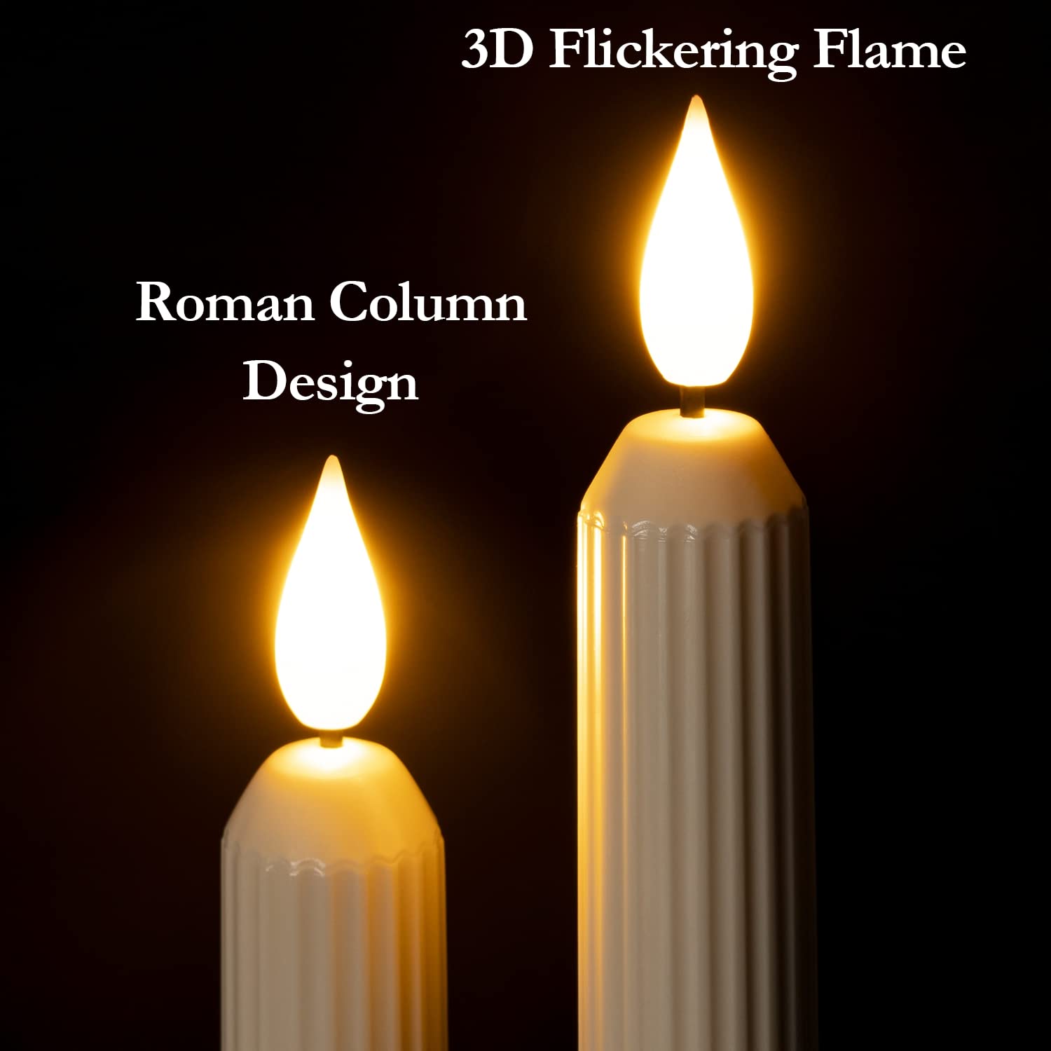 Homemory suction-cup window candle stays securely attached to glass surface.