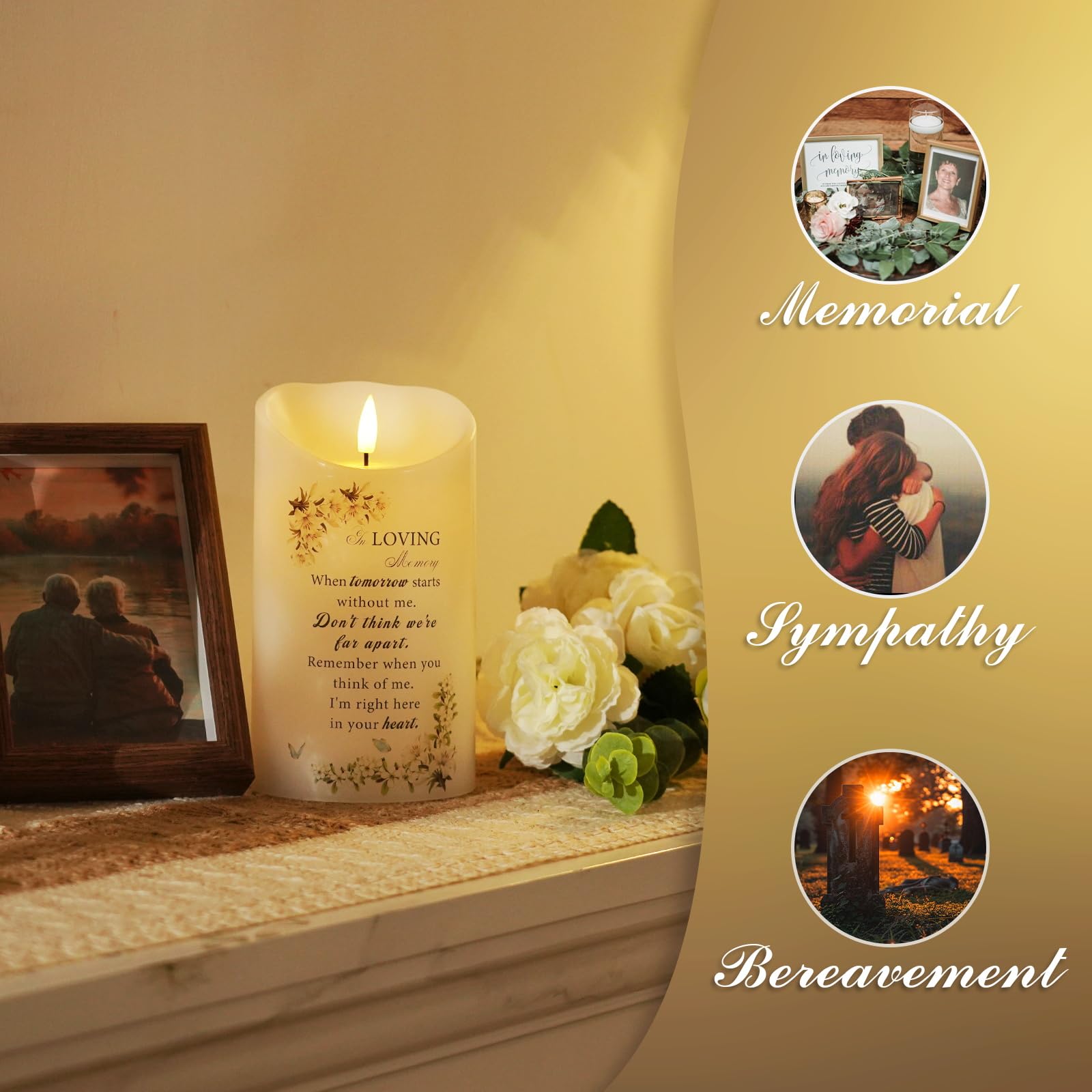 Homemory memorial light serves as a meaningful sympathy gift