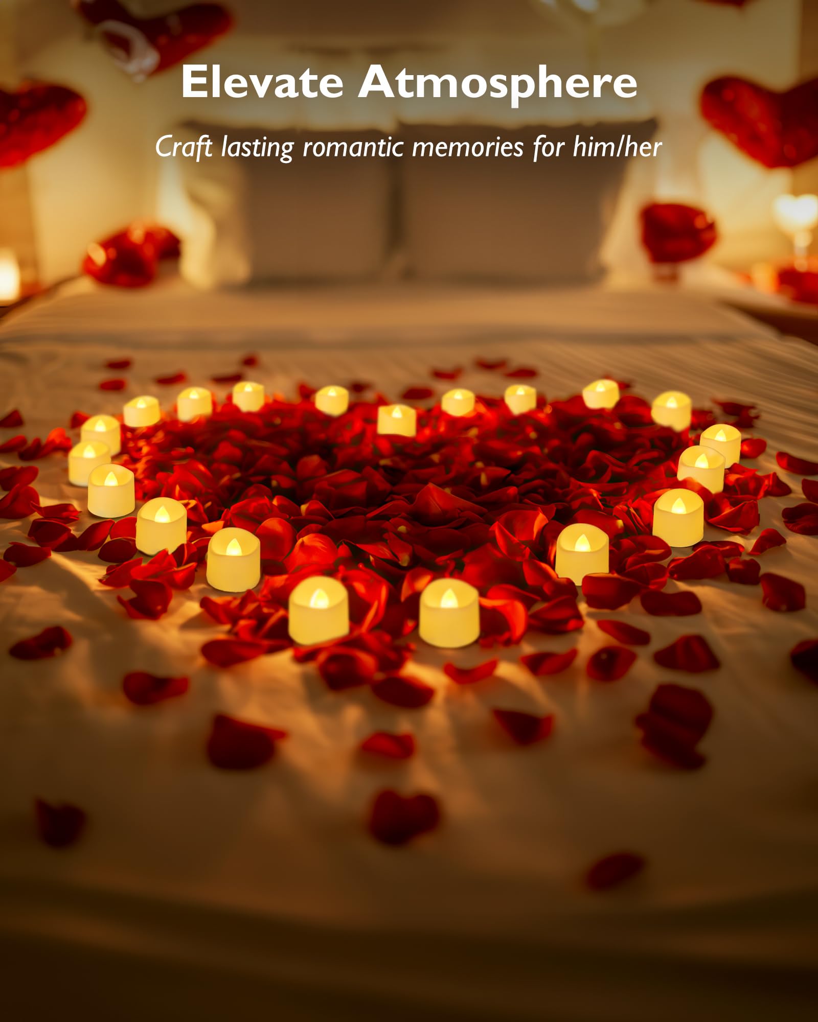 Homemory tea light delivers 100+ hours of runtime for long events.