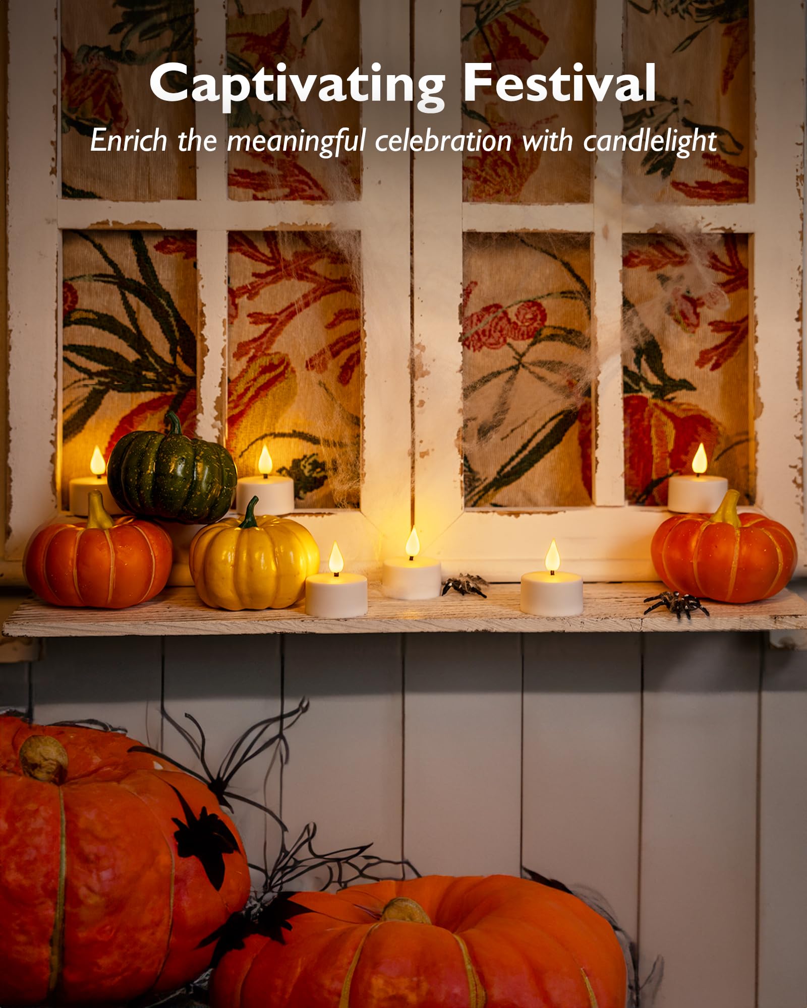 Homemory tea light offers up to 30 hours illumination