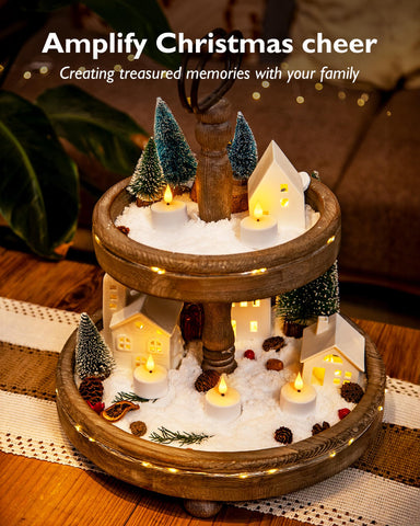 Homemory tea light with 4h/8h timer for events