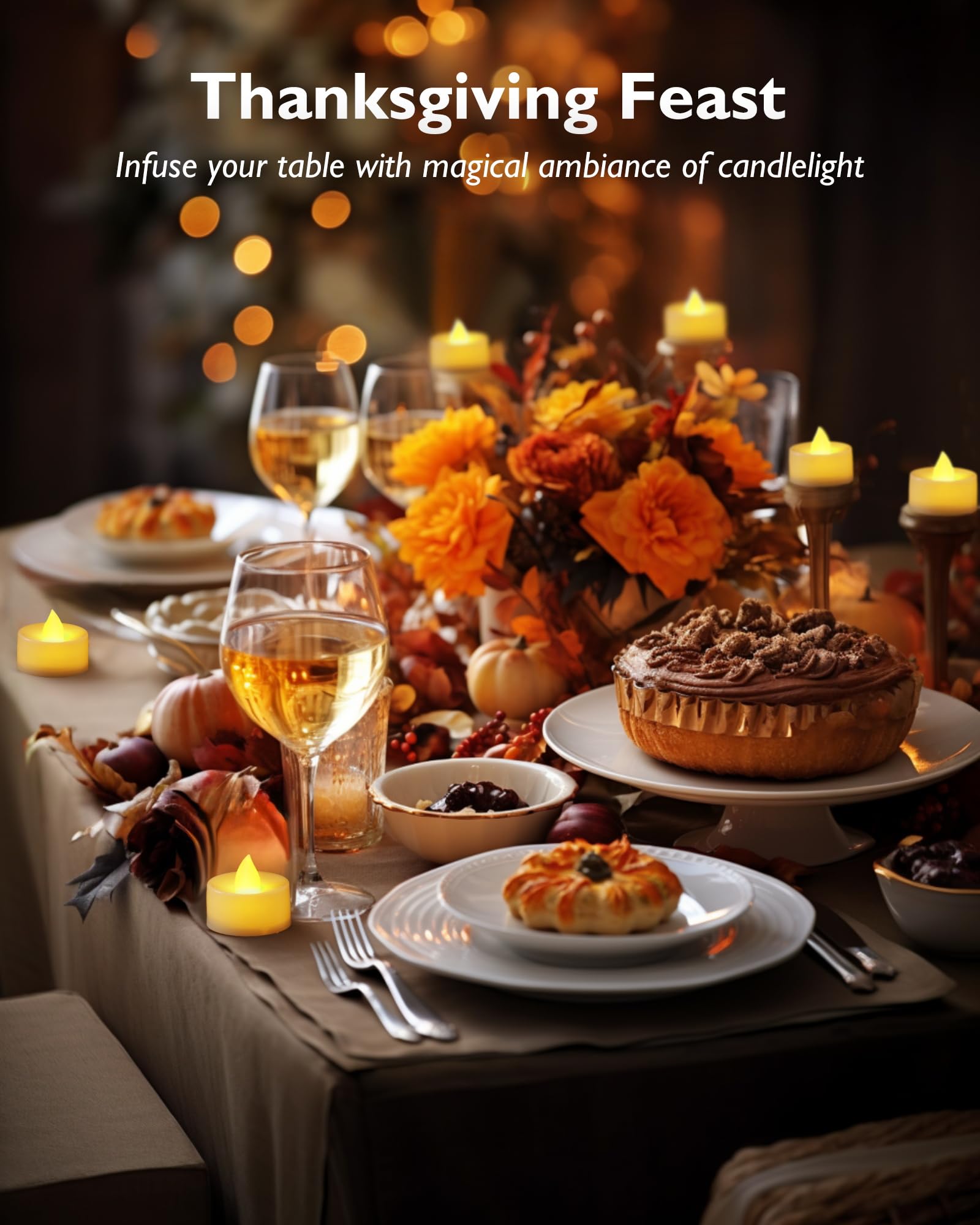Homemory tea lights enhance Halloween and Christmas décor