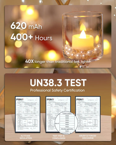 Homemory wedding centerpiece tea light adds warm, romantic atmosphere