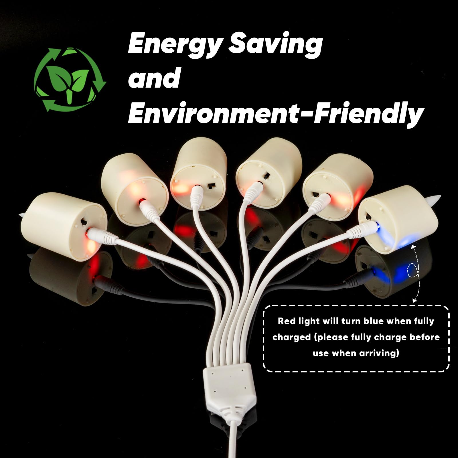 Homemory tea lights with remote control enable easy group lighting.
