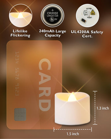 Homemory tea lights decorate weddings and parties with subtle, elegant illumination