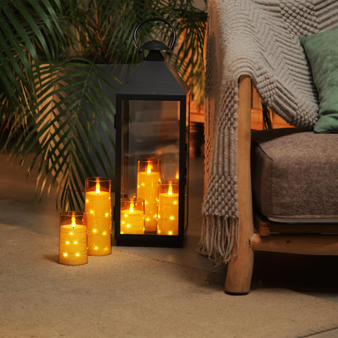 Homemory timer function shows energy saving automation for several candles