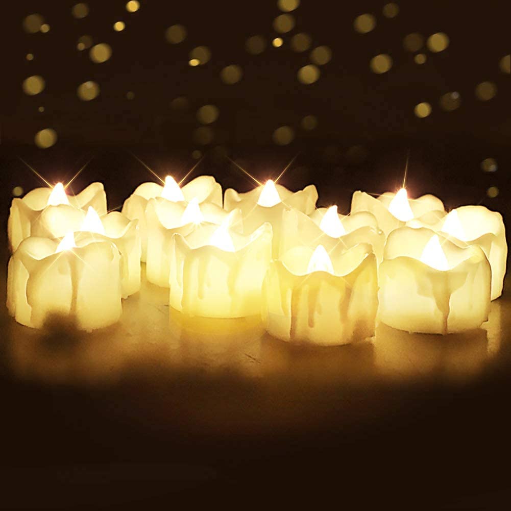 Homemory timer tea light with flameless design for safe ambience