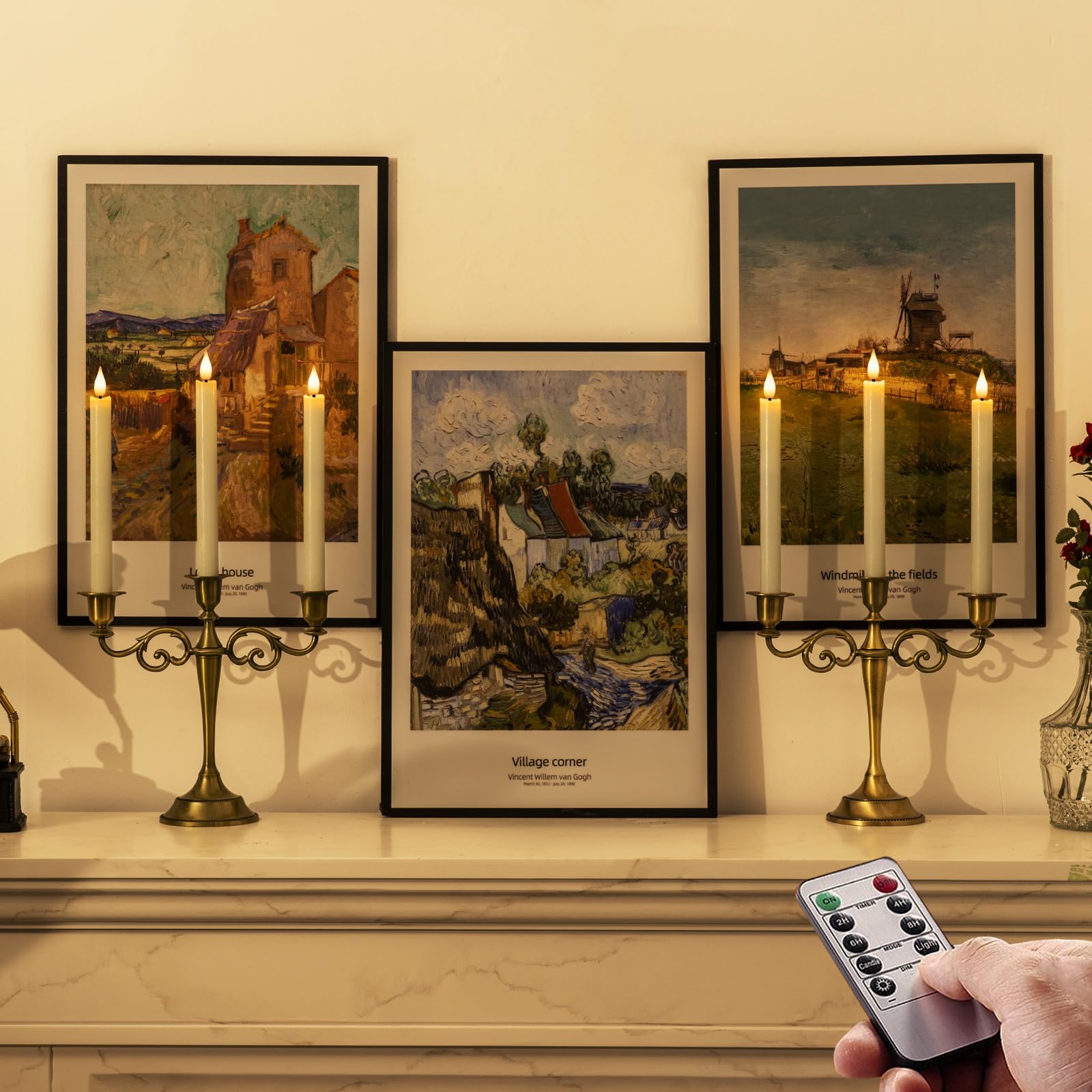 Homemory twelve-pack of taper candles ideal for events and celebrations