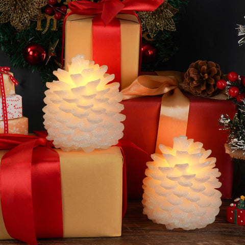 Homemory warm LED flicker creates cozy, candle-like ambience.