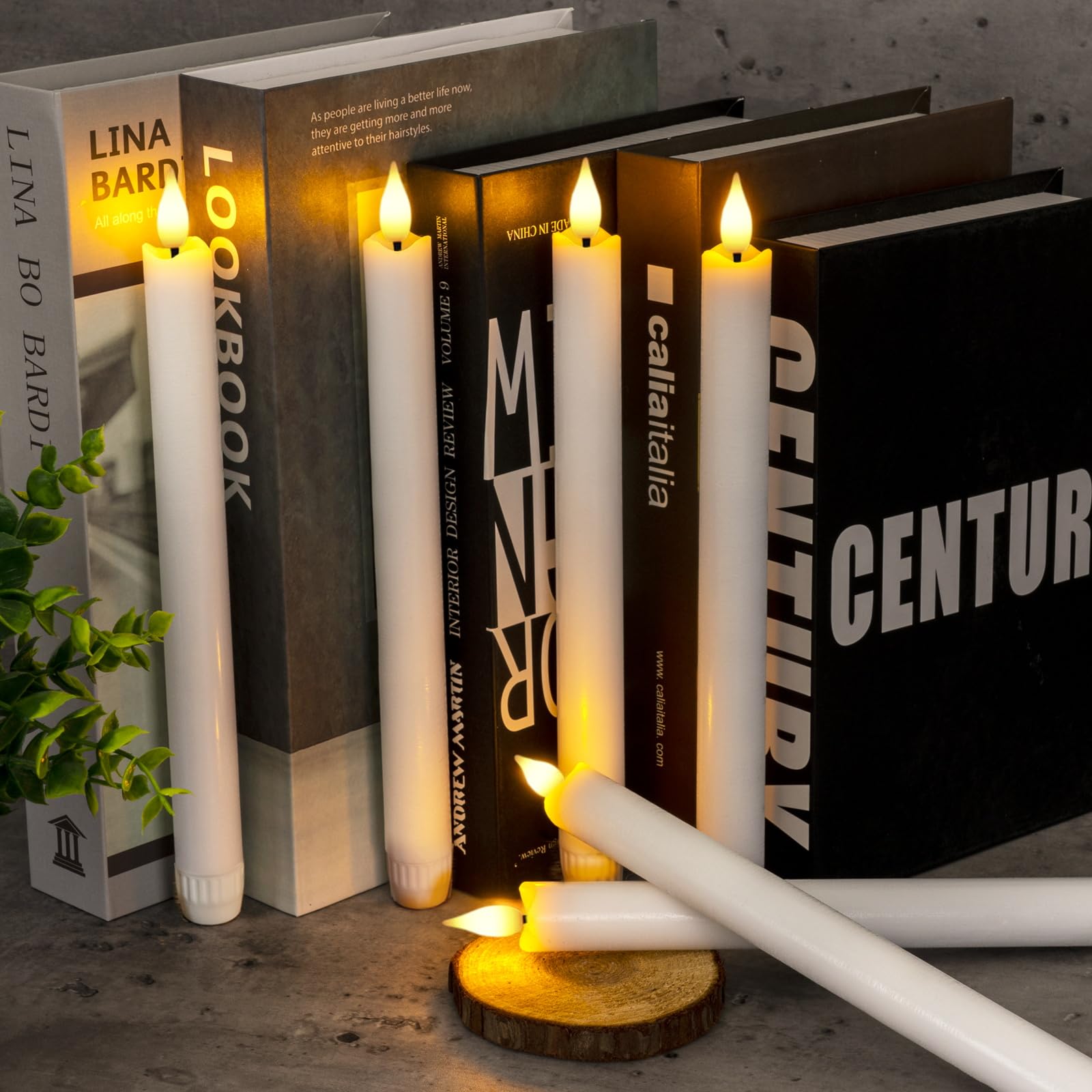 Homemory packaging includes 24 candles and 2 remotes for events.