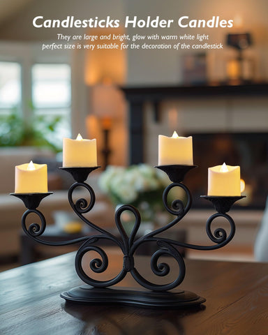 Homemory wedding centerpiece candles brighten tables safely indoors and outdoors.