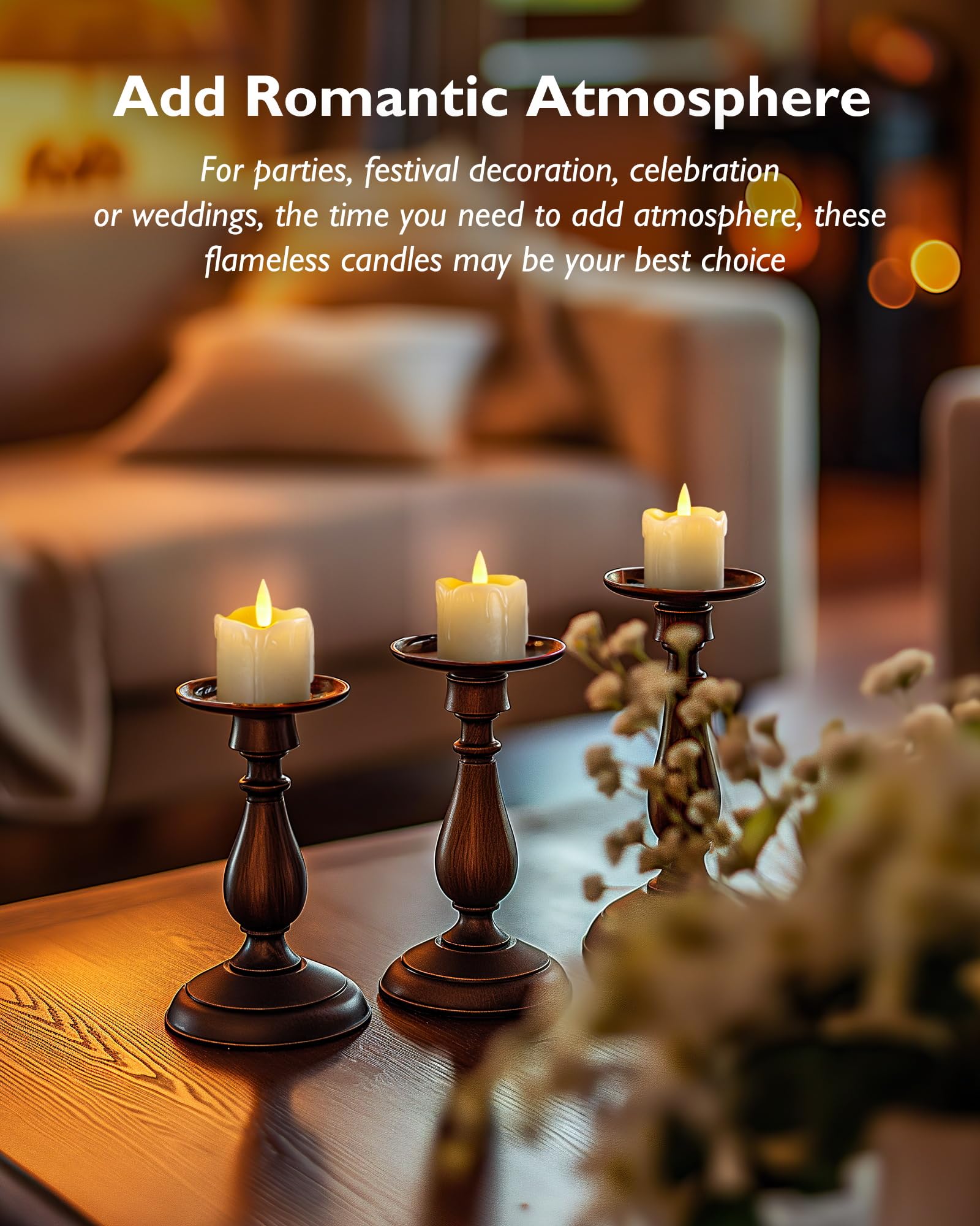 Homemory candles ideal for wedding and party decor