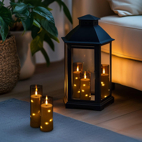 Homemory decor candles suit Halloween and weddings with elegant lighting.