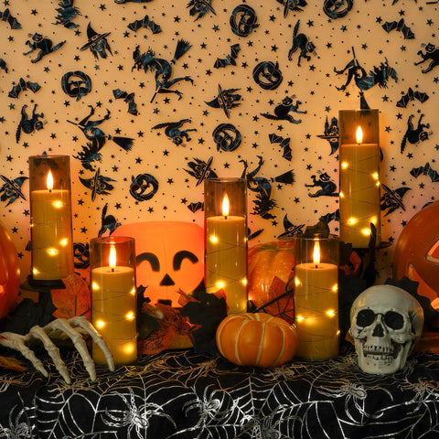 Homemory candles add luxury to weddings and holidays with a realistic glow.