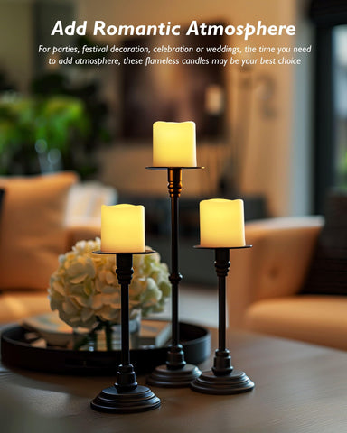Homemory warm white flicker creates intimate ambiance for events