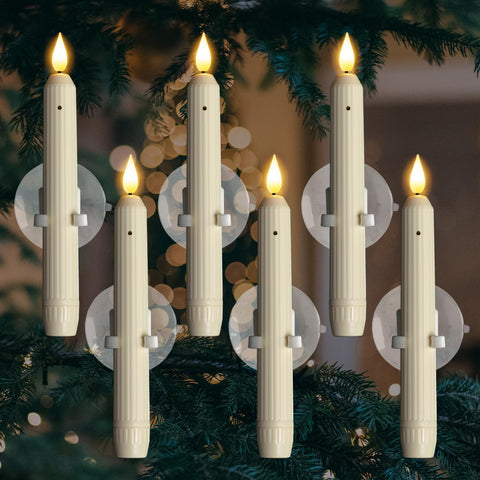 Homemory window candle with sensor (dusk-dawn) automatically lights the window.