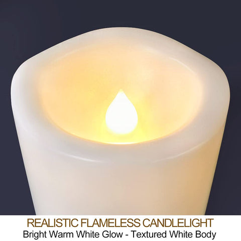 HOME MOST realistic wax texture and wavy edge details on outdoor candles