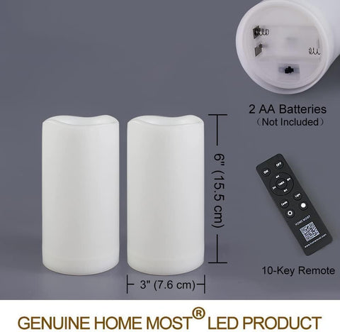 HOME MOST remote with brightness and timer options for outdoor lighting