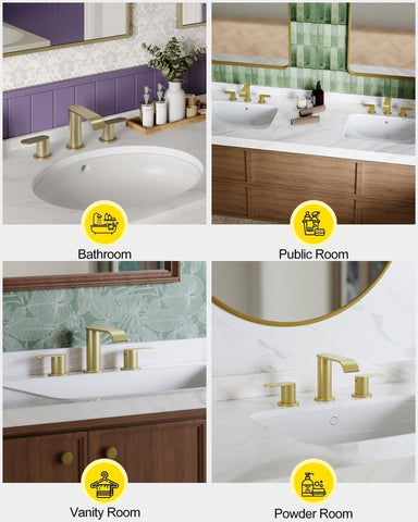 Homevacious installation hardware for 6-12 inch widespread sinks.