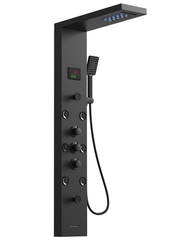 Homevacious rainfall head delivers wide coverage for a refreshing shower.